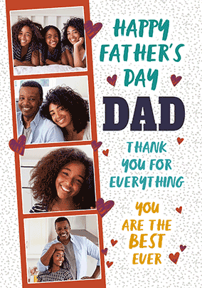 Thank you for everything Dad - Photo Father's Day Card