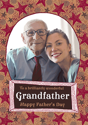 Wonderful Grandfather - Photo Father's Day Card
