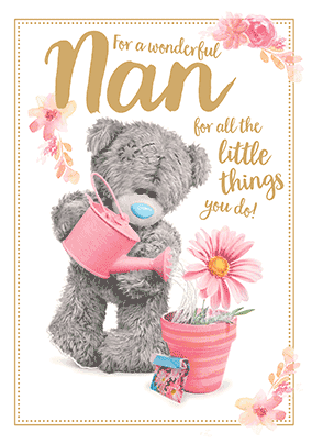 For a Wonderful Nan Me to You personalised 3D Card