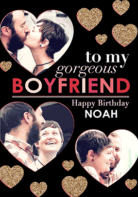 To the Stars - Gorgeous Boyfriend Birthday 3D Card
