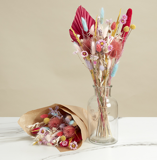 The Colour Popping Dried Flower Bouquet - £32.99