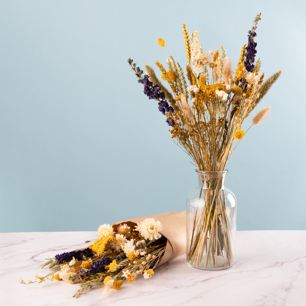 The Sunny Meadow Hand Tied Dried Flower Bouquet - £24.99