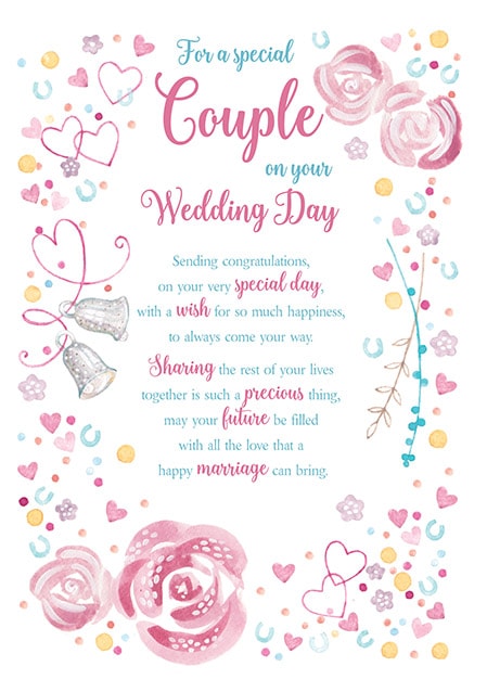 On Your Wedding Day Card Funky Pigeon