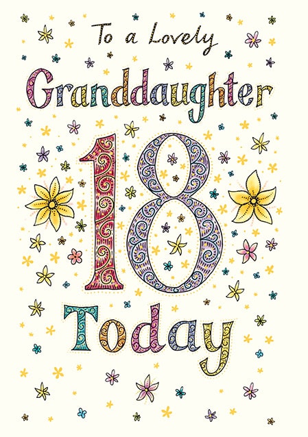 granddaughter 19th birthday card