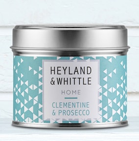 Heyland & Whittle Clementine & Prosecco Candle In A Tin