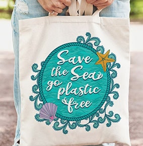 Save the Sea Tote Bag