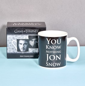 Game Of Thrones Heat Changing Mug  - Jon Snow WAS £9.99 NOW £5.99