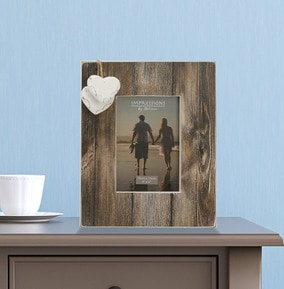 Distressed Wood Photo Frame - 4 x 6 in