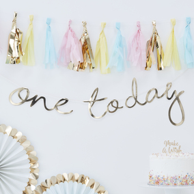 One Today - Gold Garland