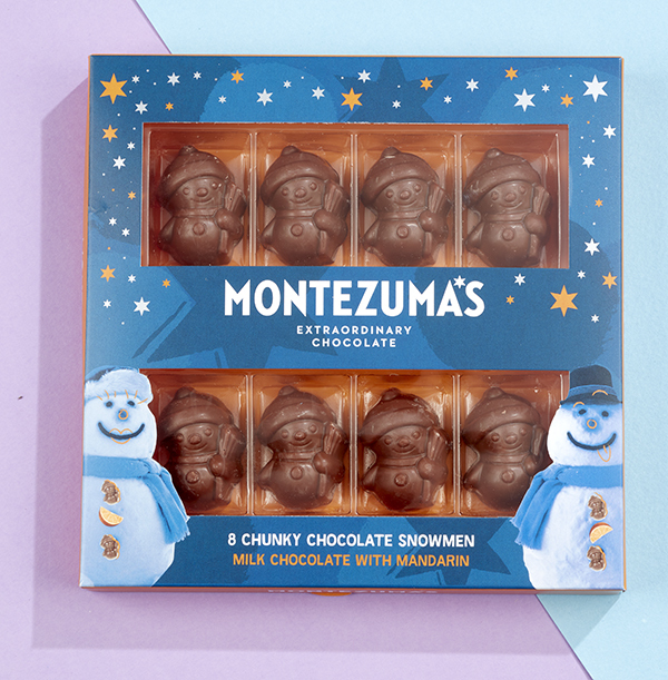 Montezuma's Chocolate Orange Snowmen