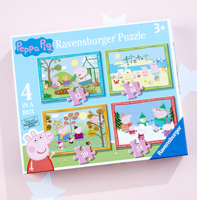 Peppa Pig 4 in a Box Puzzle - Seasons