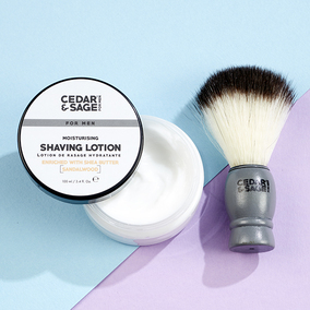 Cedar & Sage Shaving Duo