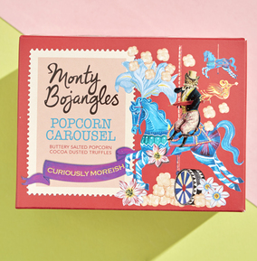 Monty Bojangles Popcorn Carousel Truffles Gift Box 150g