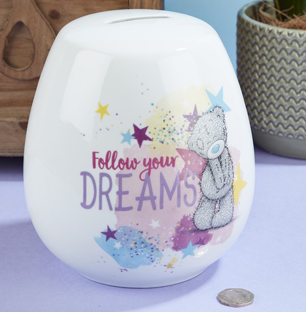 Tatty Teddy Follow Your Dreams Money Box Funky Pigeon
