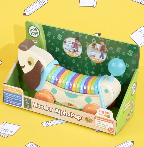 Leapfrog Wooden Alphapup Funky Pigeon