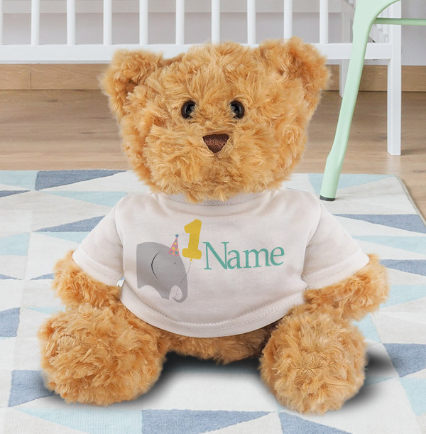 personalised 1st birthday teddy bears