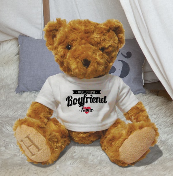 personalised teddy bears for boyfriends