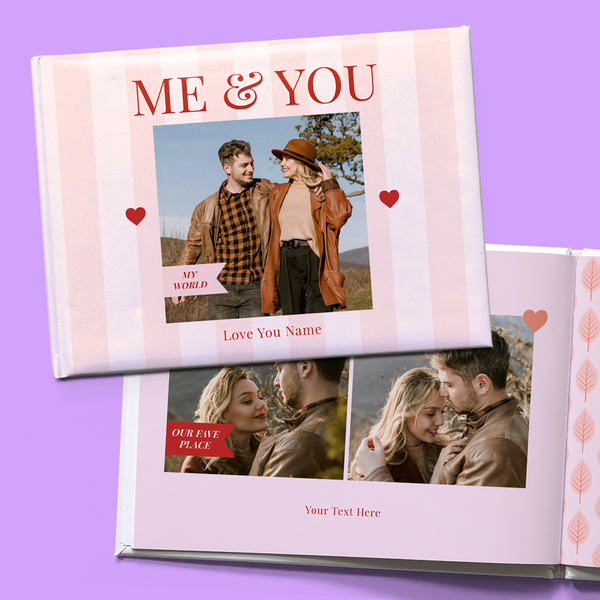 Me & You A4 Hard Cover Photo Book