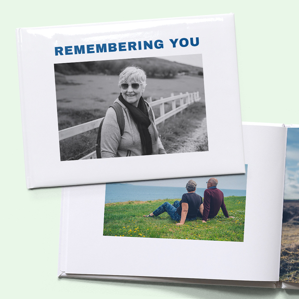 Personalised Memorial A4 Hard Cover Photo Book - The Perfect Sentimental Gift