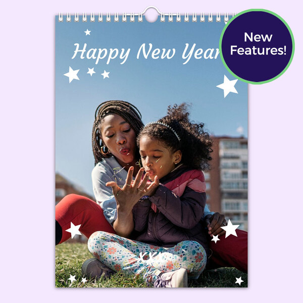 Personalised A4 Wall Calendar