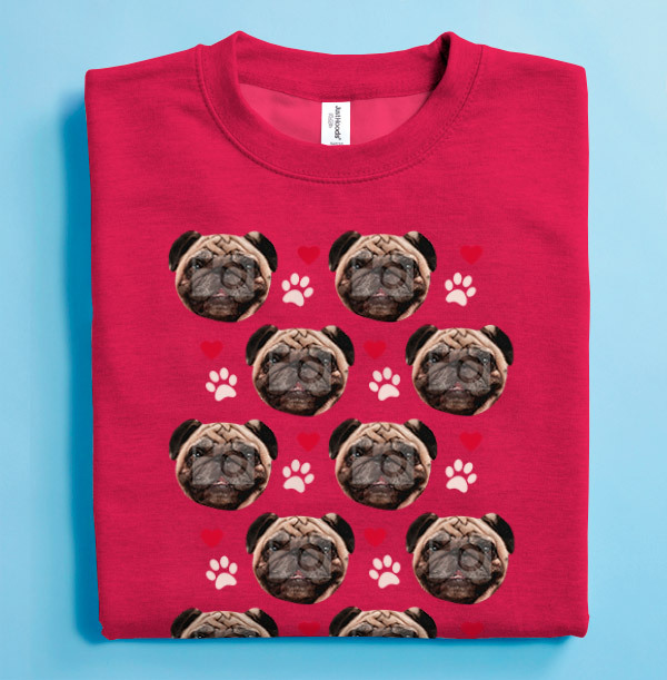 Dog Lover Photo Personalised Sweatshirt