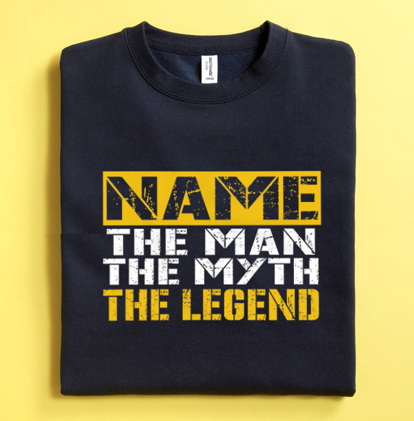 The Man, The Myth, The Legend Personalised Sweatshirt