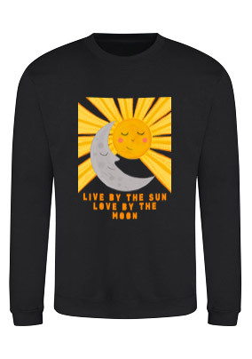 Love By The Moon Valentines Personalised Sweatshirt