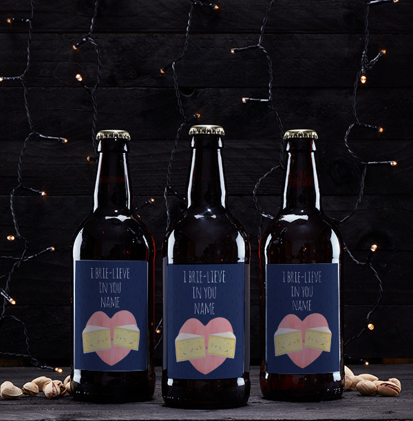 I 'Brie-lieve' in you Personalised Beer - Multi Pack