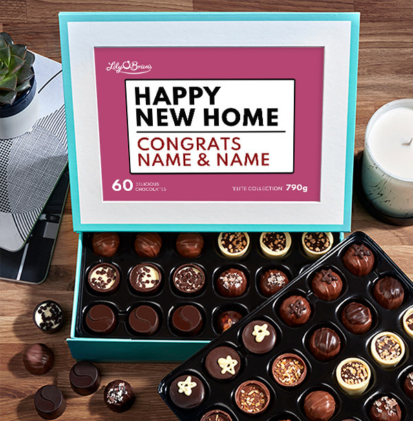 Happy New Home Personalised Chocolates - Elite