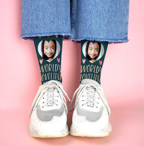 Loveliest Mummy Mother's Day Photo Socks