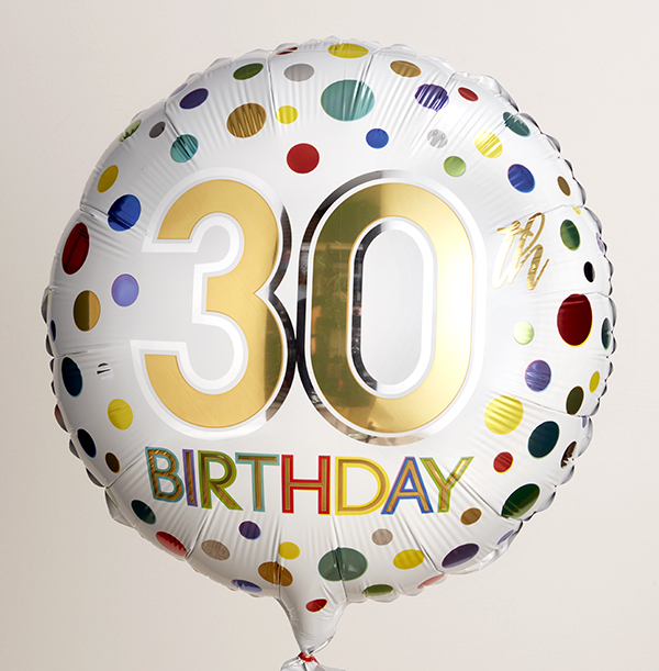 ZDISC 30th Birthday Spots Balloon