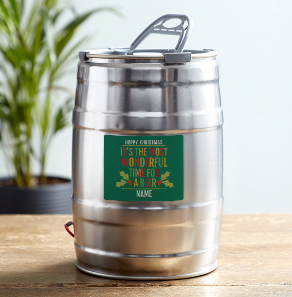 It's The Most Wonderful Time For Beer - Personalised  Keg West Coast IPA 5L