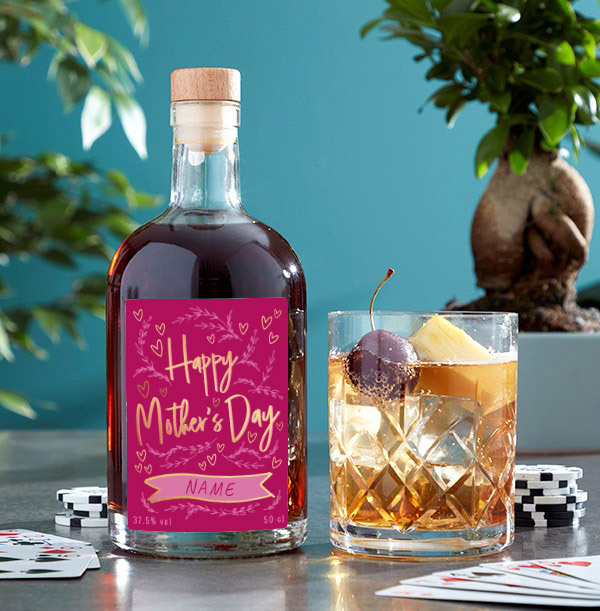 Happy Mothers Day Personalised Rum