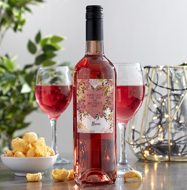 Especially For You Mum Personalised Rose Wine