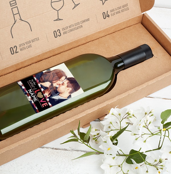 Romantic  'One I Love' Photo Letterbox Wine - Sauvignon Blanc
