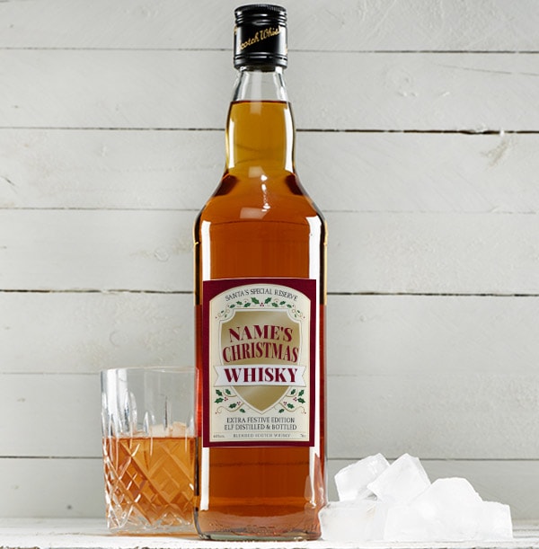 Christmas Blended Scotch Whisky Personalised Funky Pigeon
