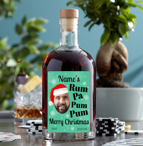 Merry Christmas Photo Upload Rum