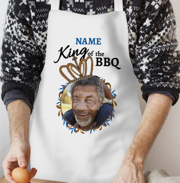 Crowned King of the BBQ Personalised Apron