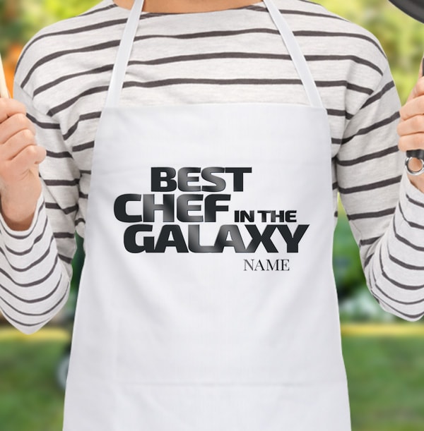 Best Chef In The Galaxy Personalised Apron