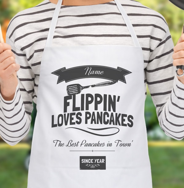 Flippin' Love Pancakes Personalised Apron