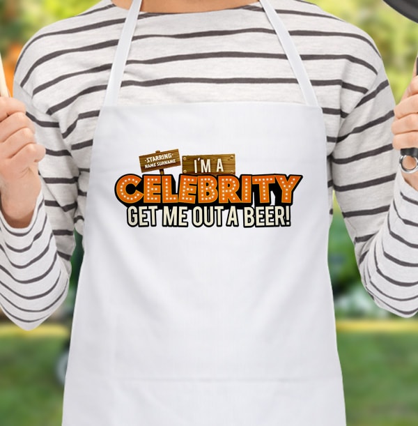 Get Me Out A Beer Personalised Apron