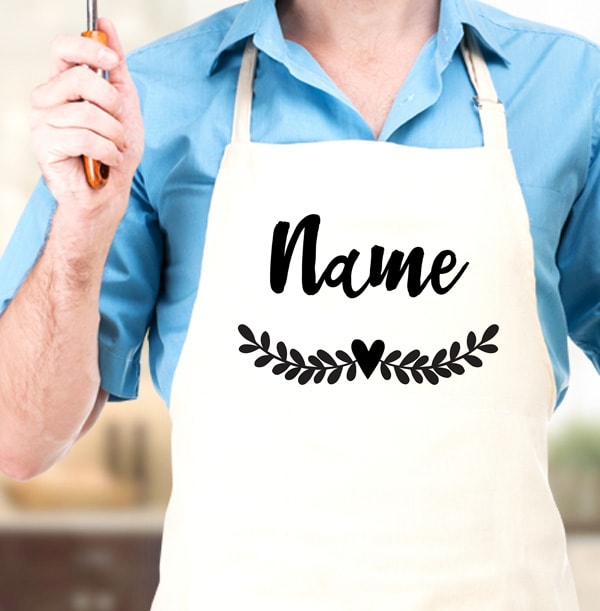 Personalised Name Apron Funky Pigeon