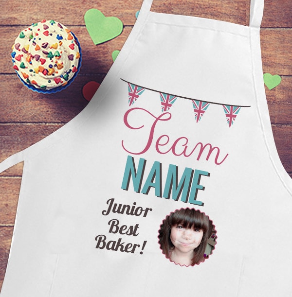 Personalised Junior Star Baker Great British Bake Off Kids Childrens Apron