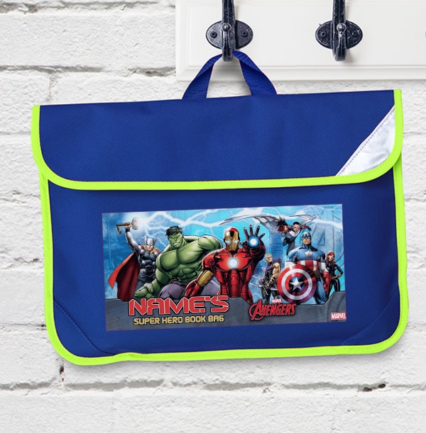 marvel avengers book bag