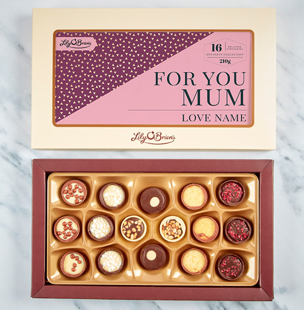 For You Mum Personalised Chocolates - Box of 18