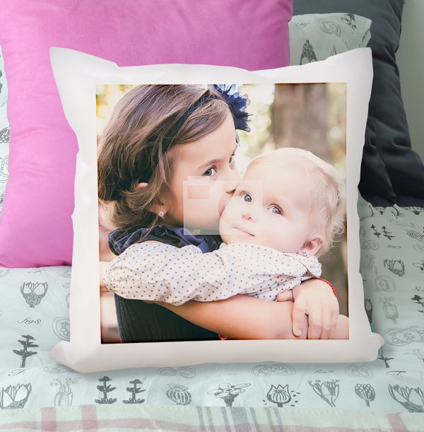 Full Photo Upload Personalised Cushion Funky Pigeon