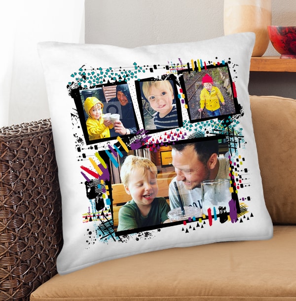 personalised collage pillows