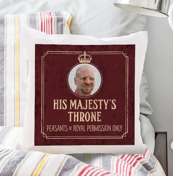 Majesty's Throne Photo Cushion