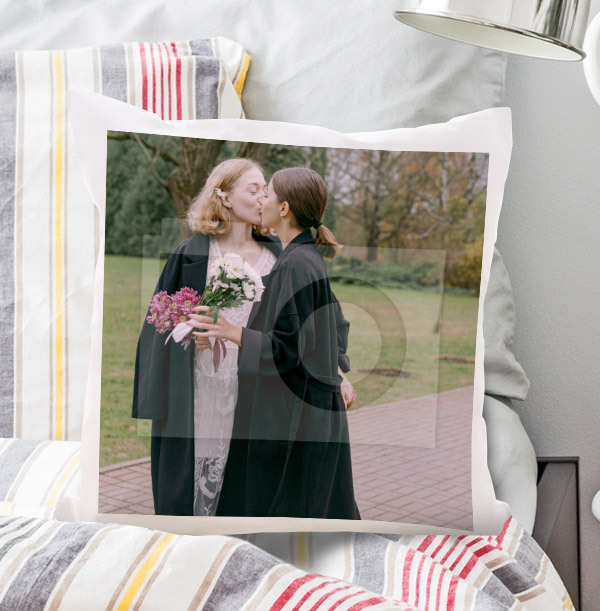 Full Photo Upload Image Cushion: retailer-supplied image