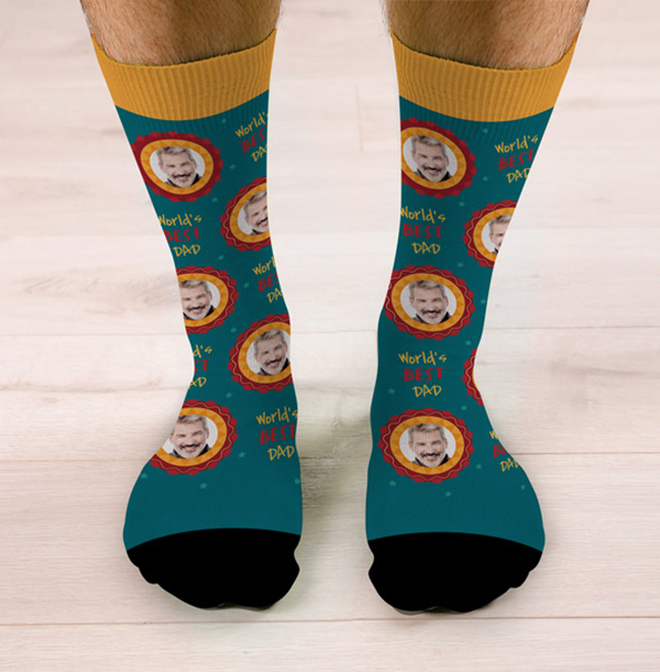 world's best dad socks
